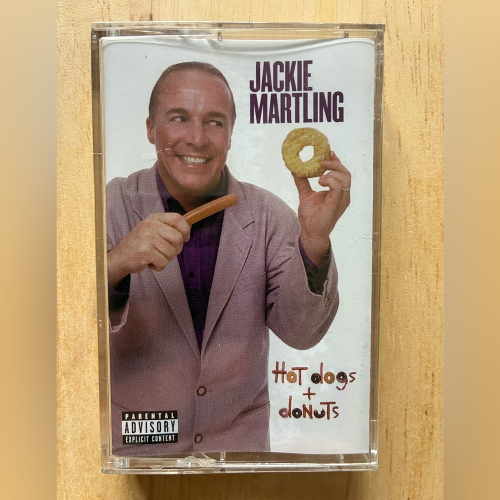 Jackie The Joke Man Martling, Hot Dogs & Donuts - Cassette 1998 - NEW unopened